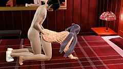 3D Animated Big Boobs in Hardcore Doggy and Missionary