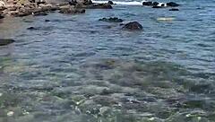 Anna Polina Enjoys Interracial Public Sex on Ibiza Beach