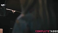 Blonde teen with small tits tribs busty milf passionately