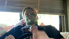 Fit Guy Masturbates Cock During Skin Care Routine - Joshuaaalewisss