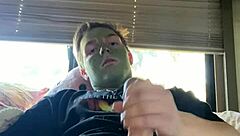 Fit Guy Masturbates Cock During Skin Care Routine - Joshuaaalewisss