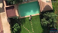 super hot asian models angel constance and maki katana strip off bikinis