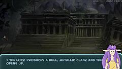 star chanel's early part features lara croft in hentai blowjob scene