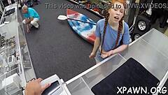 Is this minx sucking and fucking that cock playfully?