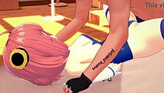 Anya comes back wet from the pool, hot and craving big cock