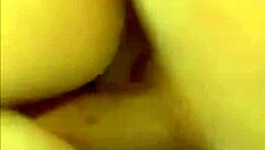 Blonde gives blowjob and takes anal cumshot