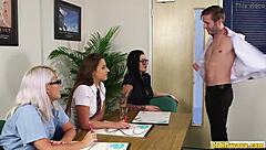 Femdom Group, Tease and Suck That Cock!