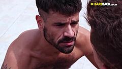 i met a brute and macho man at the pool