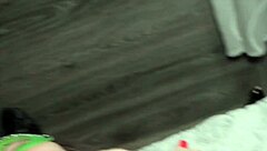 Young Cam Girl with Big Tits Licks Pussy in Her Porn Debut