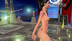 Check out this animated indian teen posing sexy in 3d