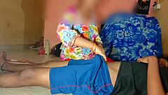 indian sexy step sister caught riding stepmom's big cock with clear hindi audio!