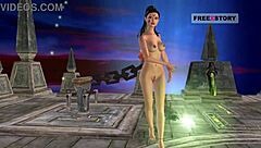 Check out this animated indian teen posing sexy in 3d