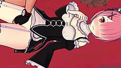 Ram Re:Zero Rubbing Hard Big Dick