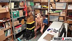 Teen 18+ Opts For Banging Big Cock In Office Garage Instead Of Jail