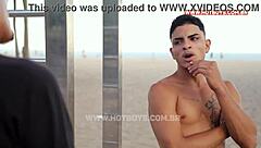 Fuck my friend for his skate! Bareback and cum!