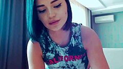 Oh, this latina slut in lingerie asks, 'Can you miss me?'