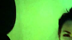 girl uses dildo and socks dick after bath blowjob