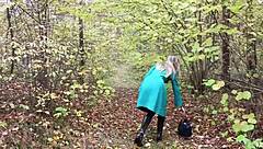 bree haze masturbating outdoors in the forest for erotic solo