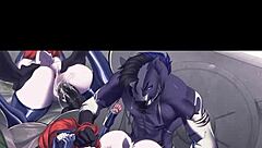 Femboy Furry Sluts Dominate In Femdom Scenes With Shemale Ladyboys