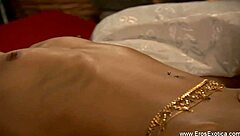 Intimate Couple's Licking and Fingering Session with Brunette MILF