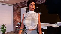 Lara Croft Close-Up Wet Pussy Masturbation Hot Girl Caught Masturbating With Shower Head Solo Female Masturbation