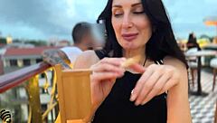 Want to see a blowjob in this restaurant? It's public and hot