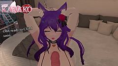 Raiden Shogun Cosplay Chained for Sloppy Tit Fuck