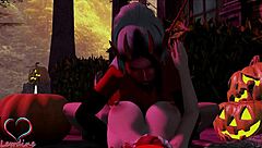 Happy Halloween With Cassie And Lewdine