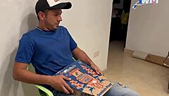 I Seduce Pizza Delivery Man For Intense Fucking And Cumshot - Melany Latina