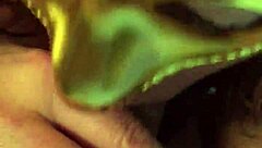 Husband receives first blowjob from hot wife on camera.