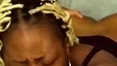 Fucking me doggystyle with big black cock