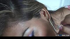 Stunning Big-Booty Girlfriend Jackie Cruz Dances in Lingerie, Clothes Ripped