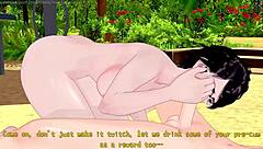 fucking my daughter-in-law's hot ass in the shower, so passionate and wet!