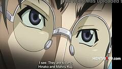 hey, pervy teacher exploits campus lesbians in hentai!