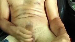 This solo boy is masturbating outdoors, so hot.