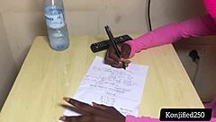 i'm the horny tutor with my skinny student