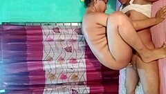 Horny young couple Monika and Sazzad fuck with big boobs and fat tits in homemade sex