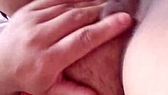 Amateur Solo Orgasm With Small Tits And Hairy Pussy