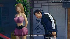 Tight Japanese pussy cheats with monster cock at hot spring