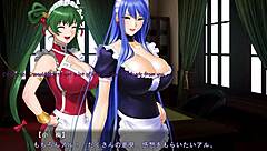 Mikage Gives Pov Blowjob In Maid Costume