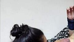 In this webcam session, the nerdy teen White Moon from White Wolf gives a blowjob to the favelado guy, capturing their amateur couple dynamic in a detailed 18-19 year old encounter.