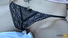 ariella ferrera dominates nyomi star in a lesbian scene