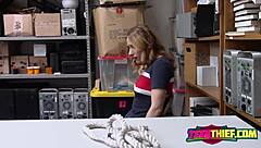 Hot thief fucks security guard roughly