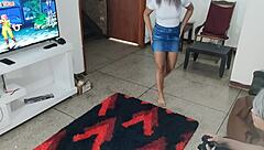 Playing Yoga, I Fuck My Innocent Goddaughter Visiting, Almost Caught by Parents