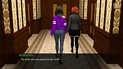 Dusklight manor 136 features redhead in erotic scene