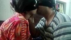 Hot Couple Kisses and Sucks Big Tits Passionately