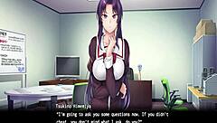 Indian hentai anime game features secret desire blowjob scene