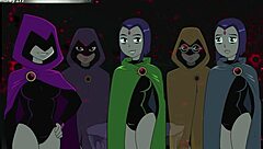 Raven gets anal and cumshot