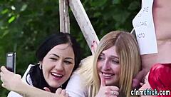 British students suck cock in uniform