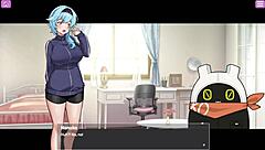 Busty worker exposed with toys